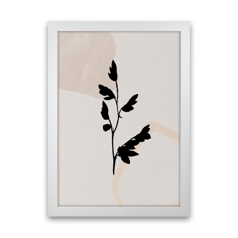 Abstract Leaf 4 Art Print by Essentially Nomadic White Grain