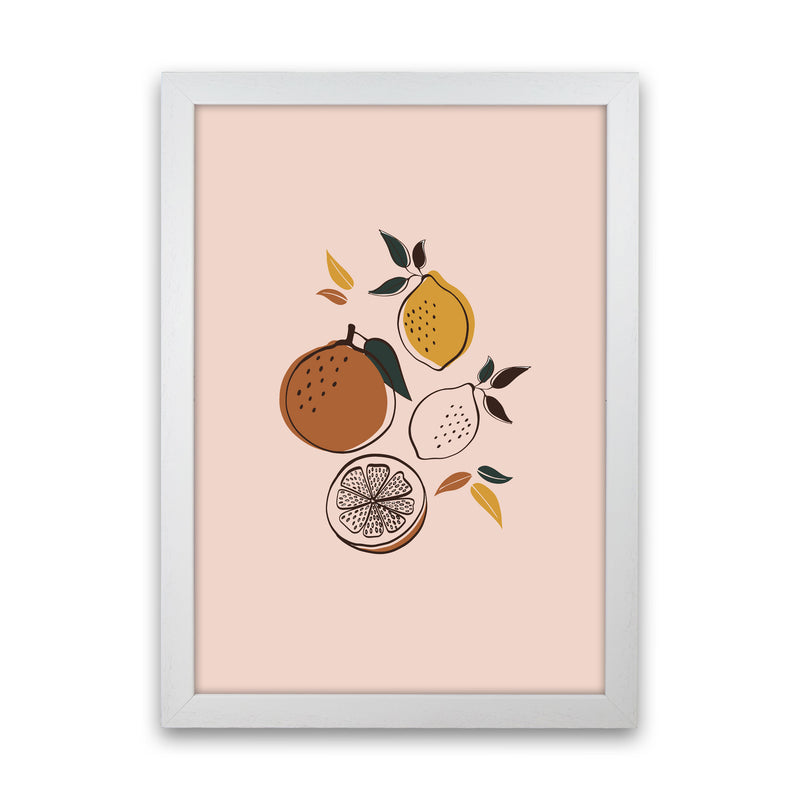 Citrus Art Print by Essentially Nomadic White Grain