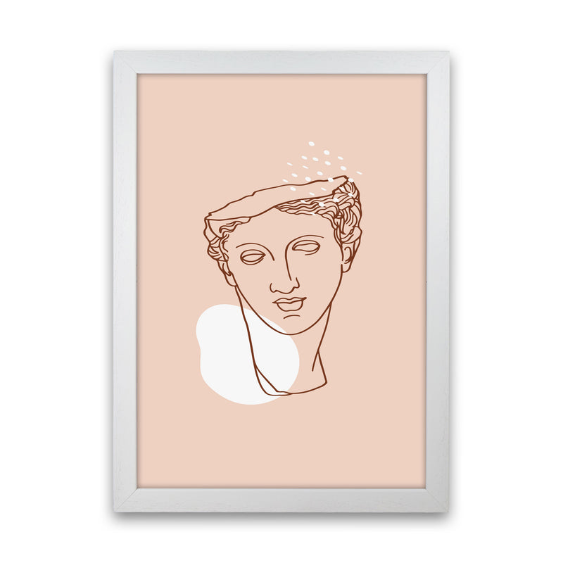 Greek Aphrodite Head Art Print by Essentially Nomadic White Grain