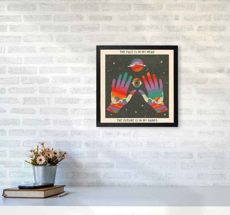 My Hands Final For Print Art Print by Inktally4040 White Frame