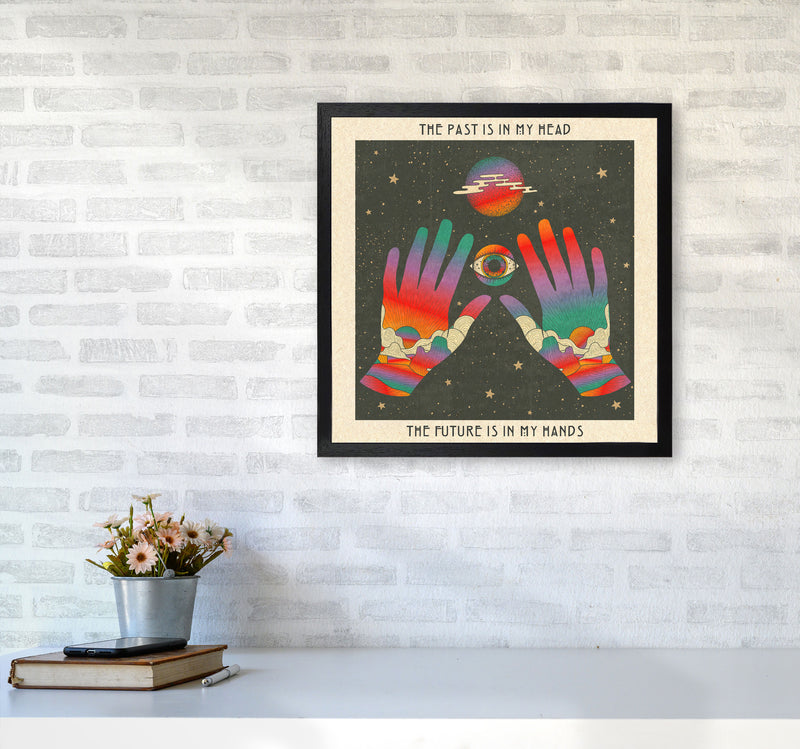 My Hands Final For Print Art Print by Inktally5050 White Frame