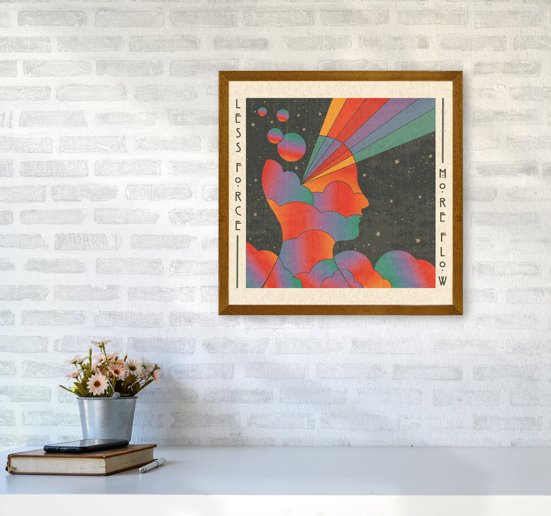 Less Force More Flow Art Print by Inktally5050 Print Only