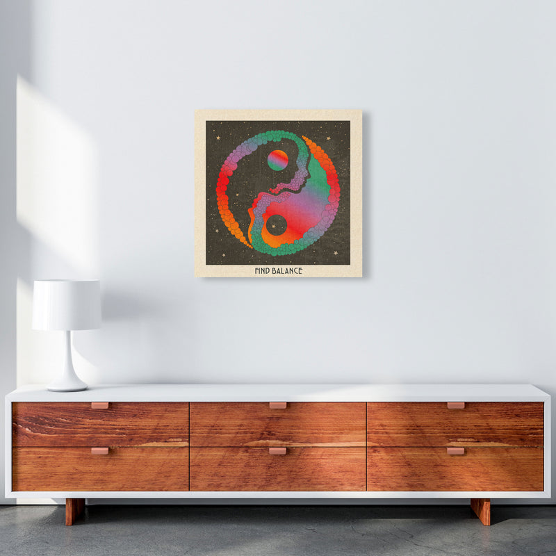 Find Balance Art Print by Inktally 60x60 Canvas