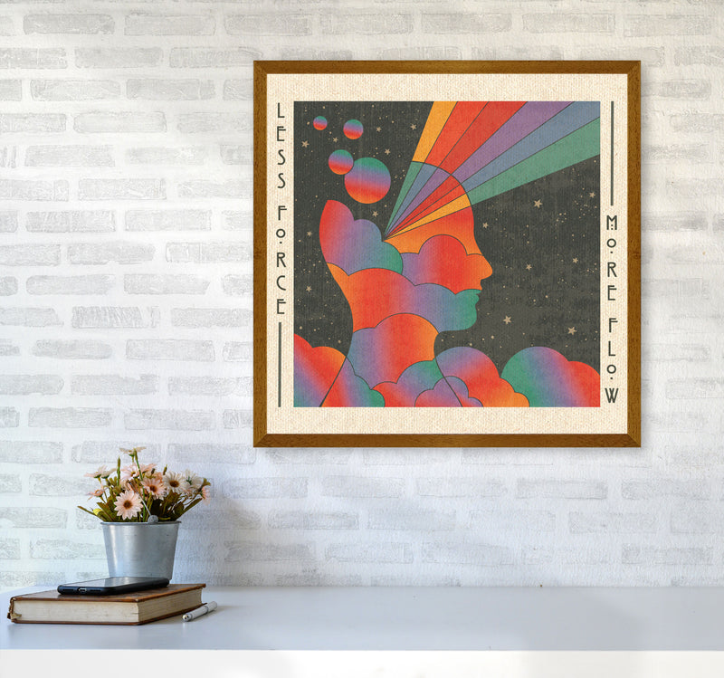 Less Force More Flow Art Print by Inktally6060 Print Only
