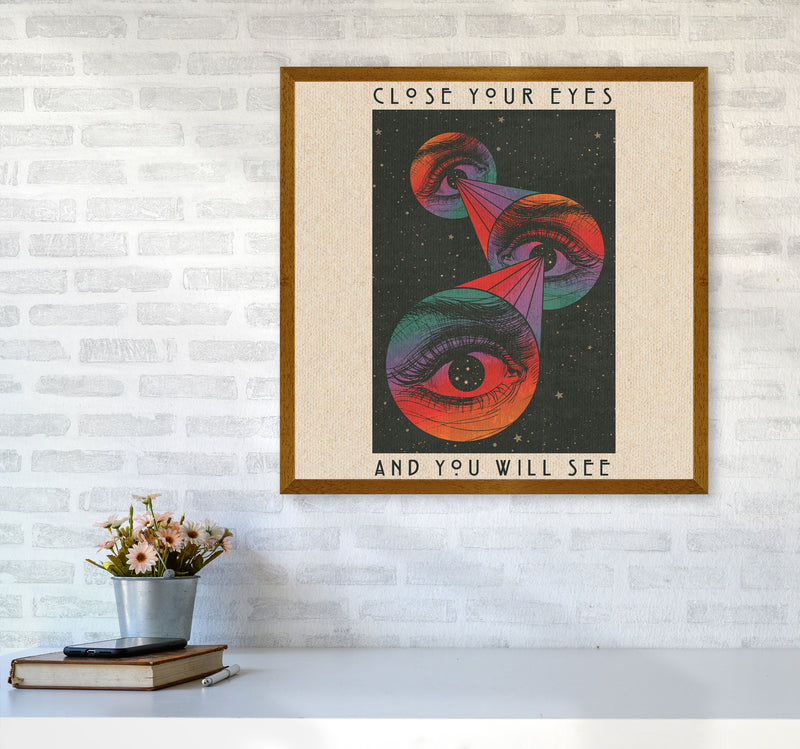 Close Your Eyes Art Print by Inktally6060 Print Only