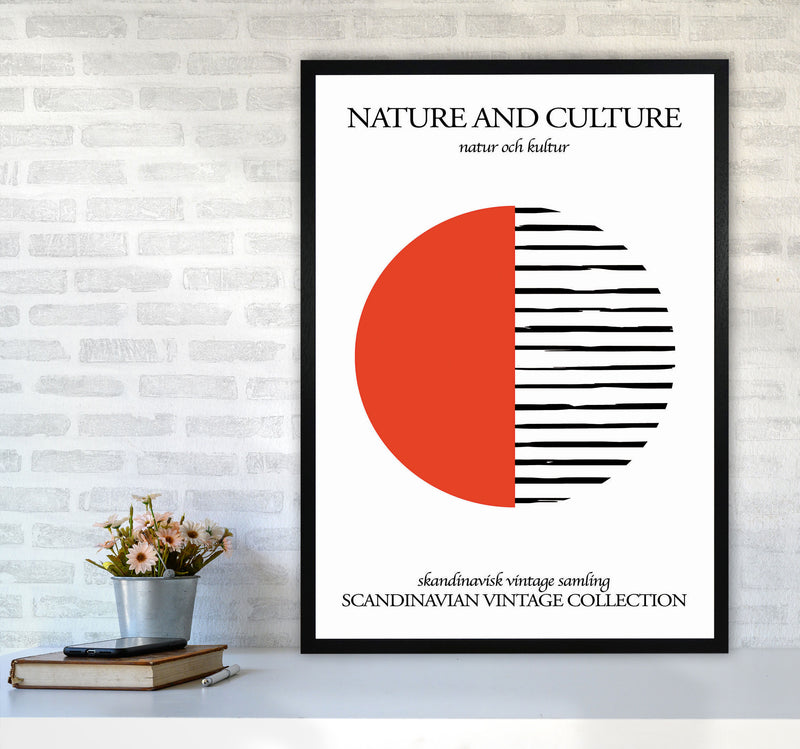 Nature And Culture Scandinavian Collection III Art Print by Jason Stanley A1 White Frame