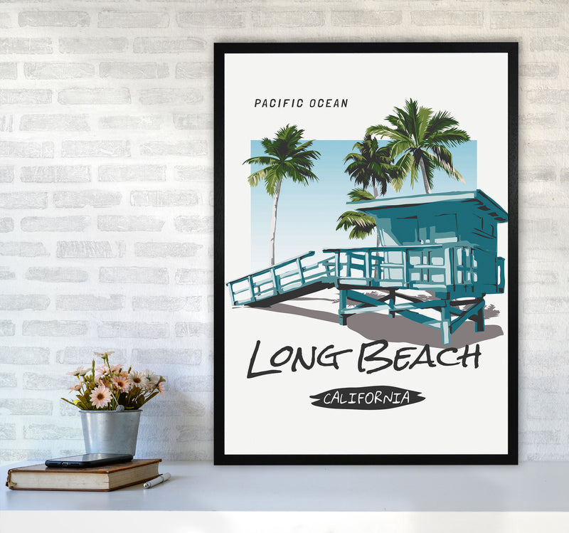Going, Going, Back, Back, To, Cali, Cali Art Print by Jason Stanley A1 White Frame