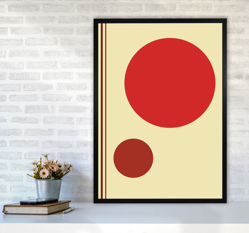 Minimal Geometric Series - 39 Art Print by Jason Stanley A1 White Frame