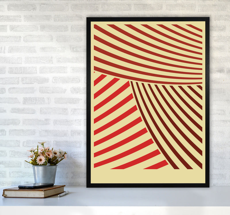 Minimal Geometric Series - 38 Art Print by Jason Stanley A1 White Frame