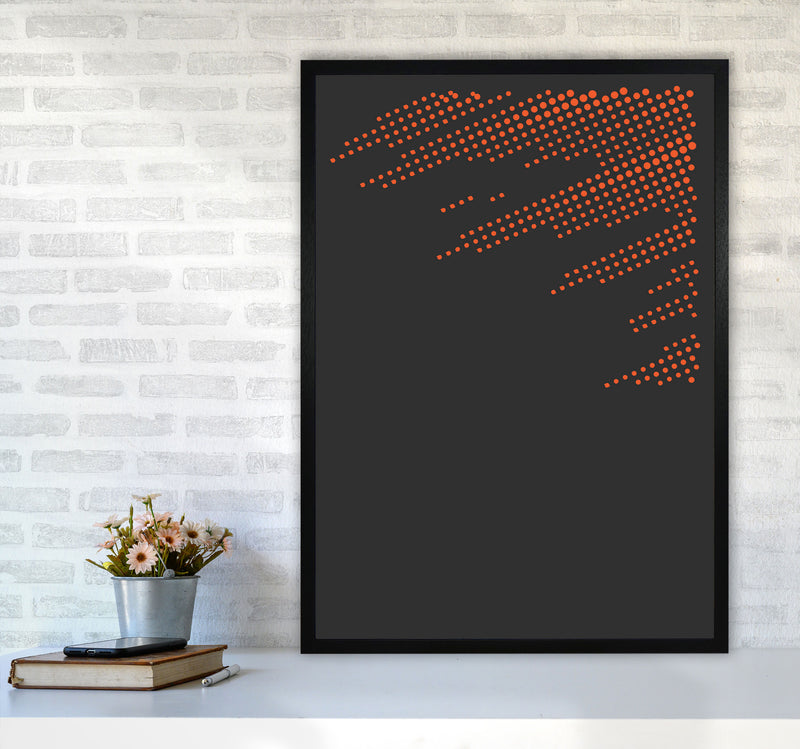 Minimal Geometric Series - 42 Art Print by Jason Stanley A1 White Frame