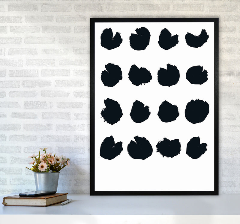 Minimal Geometric Series - 44 Art Print by Jason Stanley A1 White Frame