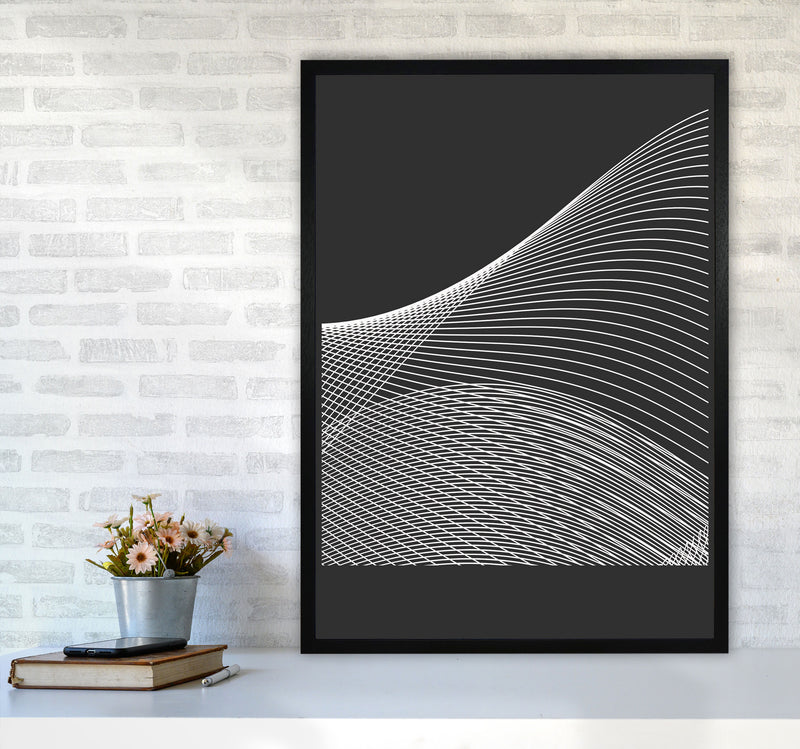 Minimal Geometric Series - 13 Art Print by Jason Stanley A1 White Frame