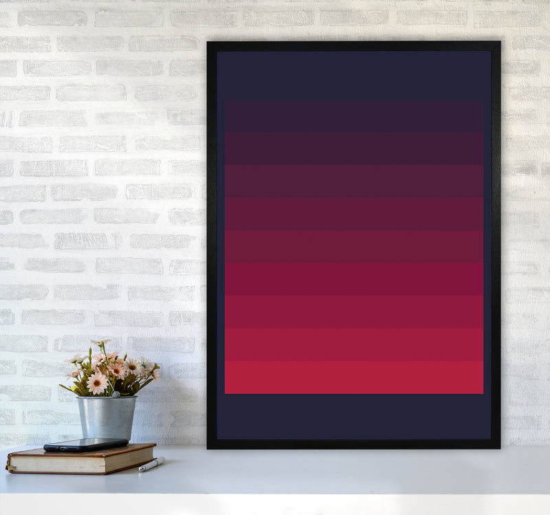 Minimal Geometric Series - 5 Art Print by Jason Stanley A1 White Frame