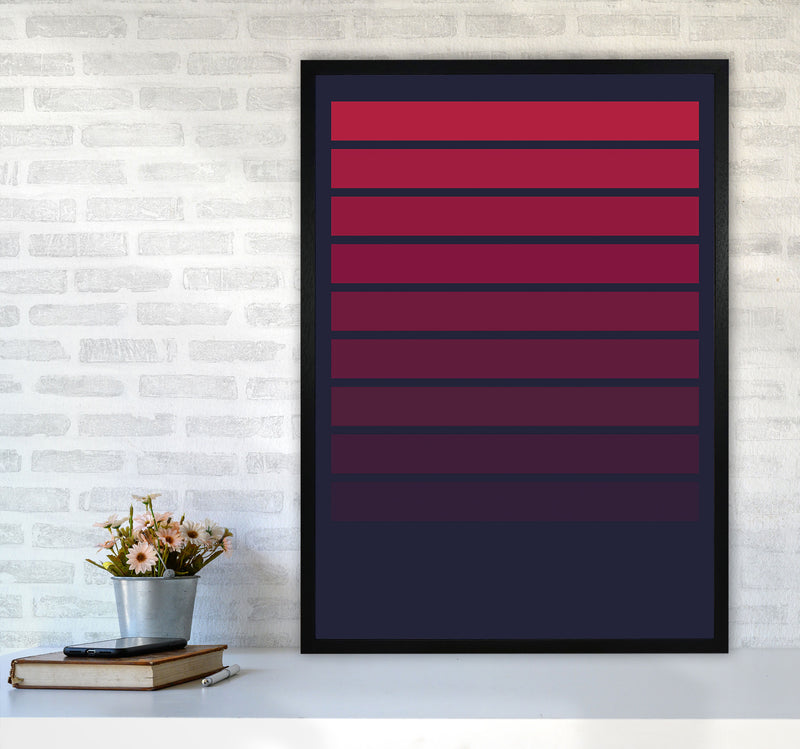 Minimal Geometric Series - 4 Art Print by Jason Stanley A1 White Frame