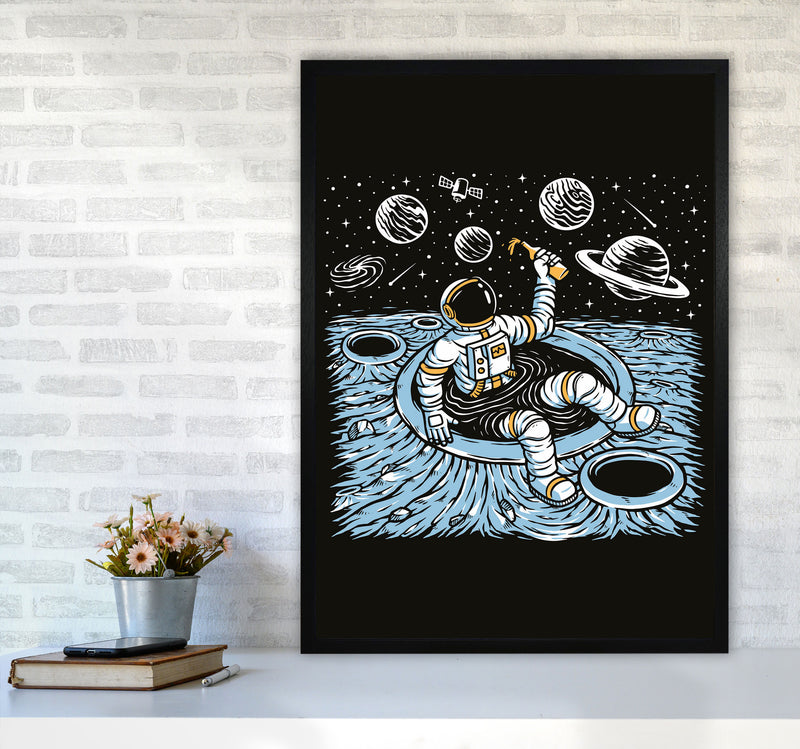 Cold Beer And Zero Gravity Art Print by Jason Stanley A1 White Frame