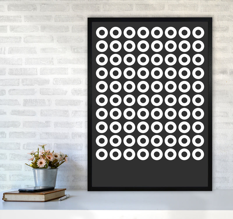 Minimal Geometric Series - 7 Art Print by Jason Stanley A1 White Frame