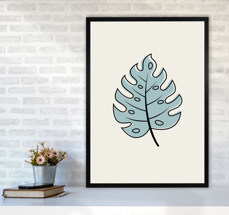 Abstract Tropical Leaves III Art Print by Jason Stanley A1 White Frame