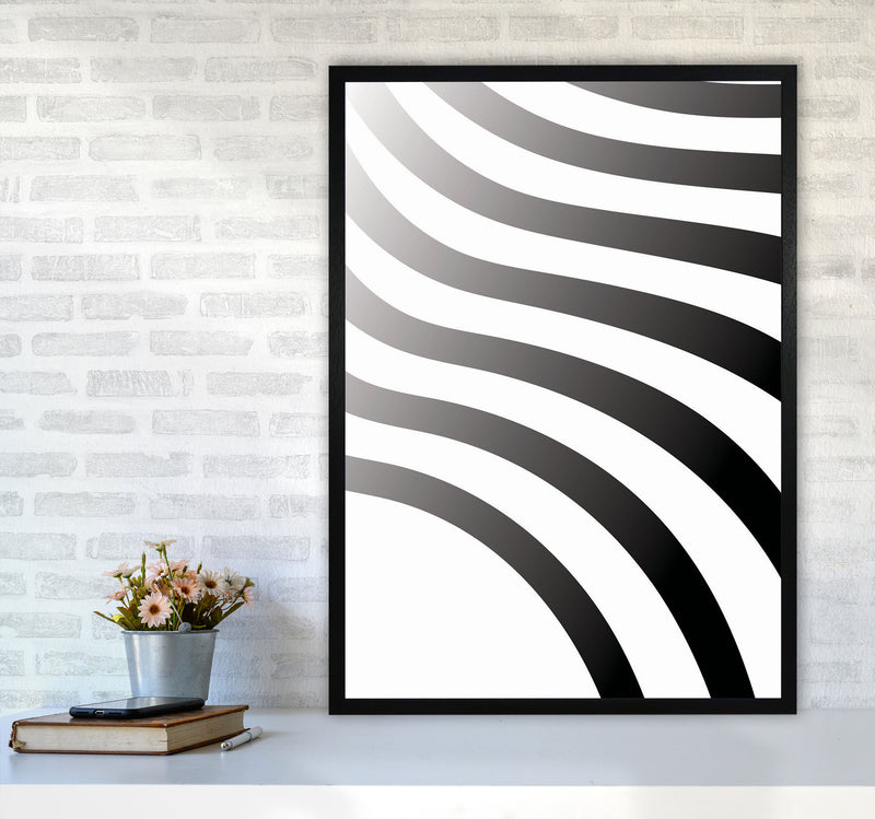 Minimal Geometric Series - 2 Art Print by Jason Stanley A1 White Frame