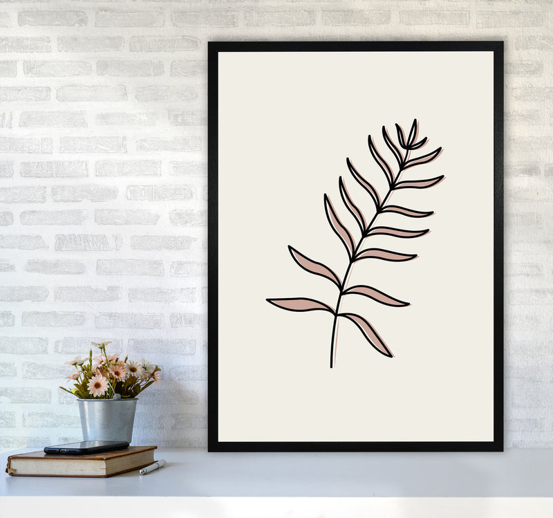 Abstract Tropical Leaves I Art Print by Jason Stanley A1 White Frame