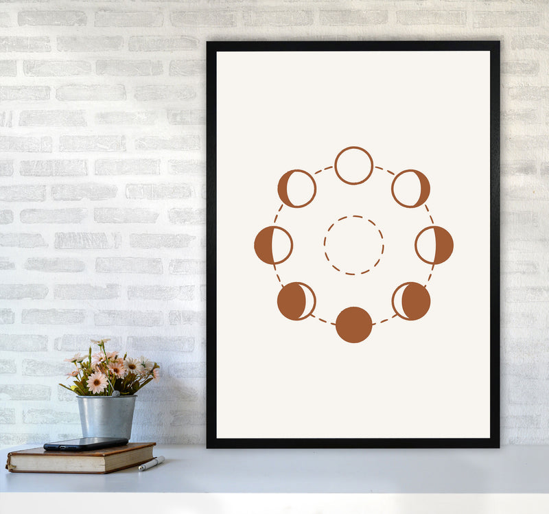Everything Goes In Cycles Art Print by Jason Stanley A1 White Frame
