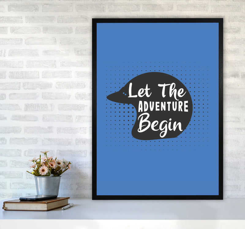 Let The Adventure Begin Art Print by Jason Stanley A1 White Frame