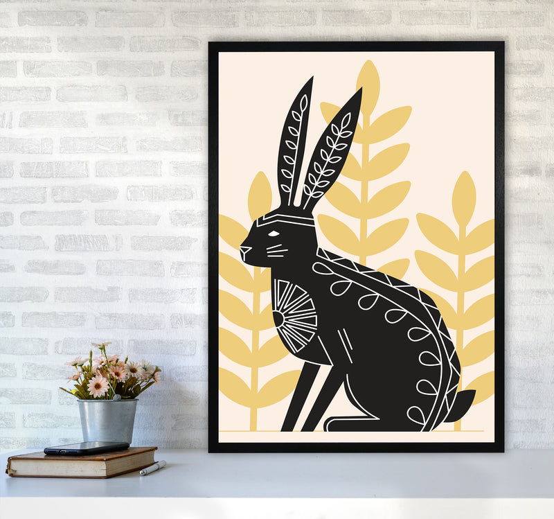 Bunny's Natural Habitat Art Print by Jason Stanley A1 White Frame