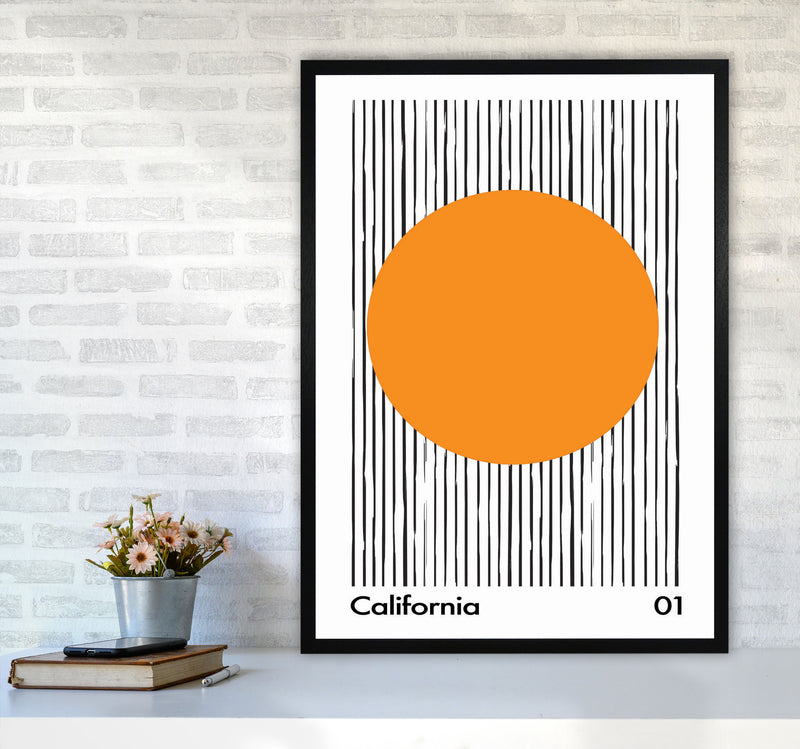 California 01 Skinny Art Print by Jason Stanley A1 White Frame