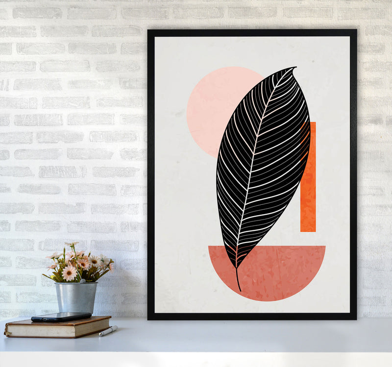 Abstract Leaf Vibe I Art Print by Jason Stanley A1 White Frame