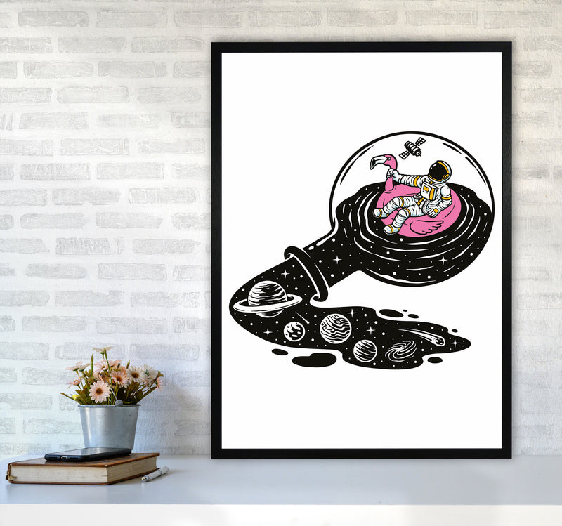 Good Day For A Float Art Print by Jason Stanley A1 White Frame