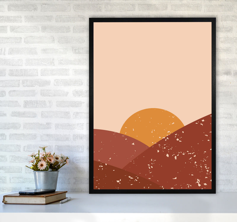 The Perfect Sunset Art Print by Jason Stanley A1 White Frame