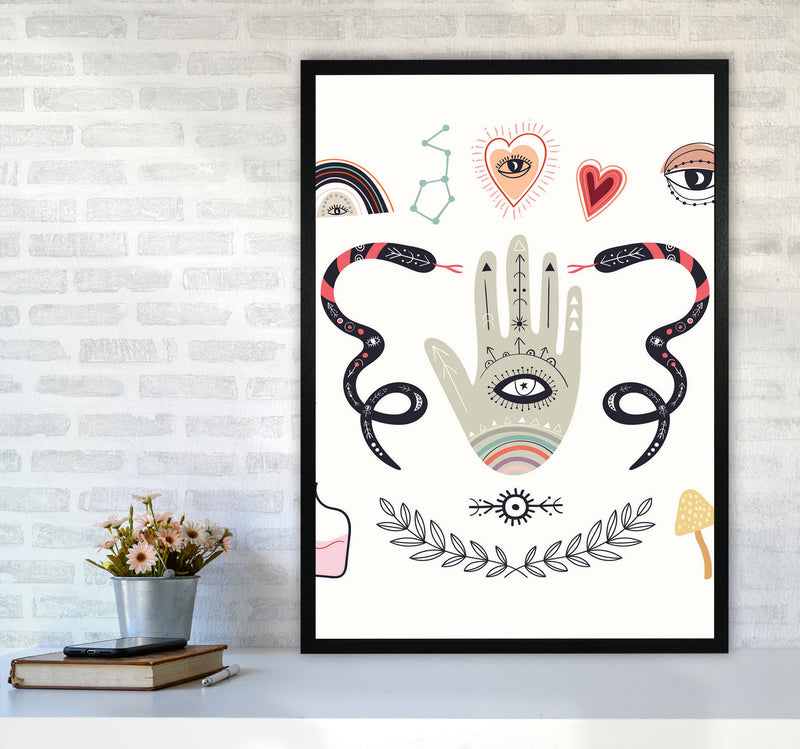 Mystical Elements Art Print by Jason Stanley A1 White Frame