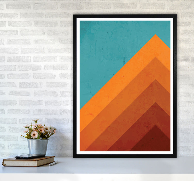 Top Of The World Art Print by Jason Stanley A1 White Frame