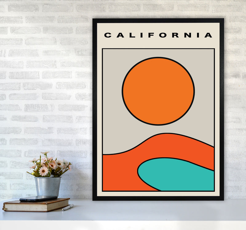 California Vibes! Art Print by Jason Stanley A1 White Frame