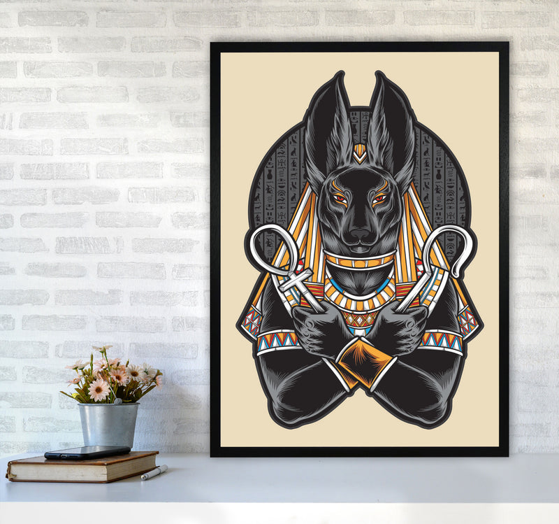 Lord Of The Dead Art Print by Jason Stanley A1 White Frame