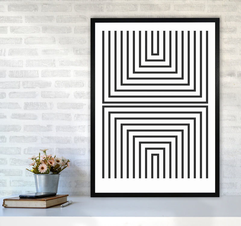 Pattern Series -3 Art Print by Jason Stanley A1 White Frame