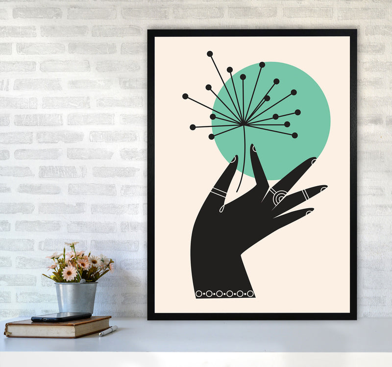 Abstract Hand II Art Print by Jason Stanley A1 White Frame