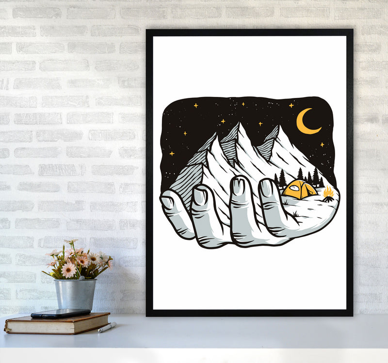 Grab A Handfull Art Print by Jason Stanley A1 White Frame