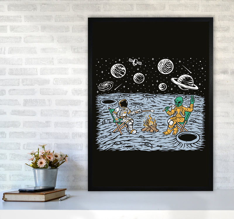 Space Camp Vibes Art Print by Jason Stanley A1 White Frame