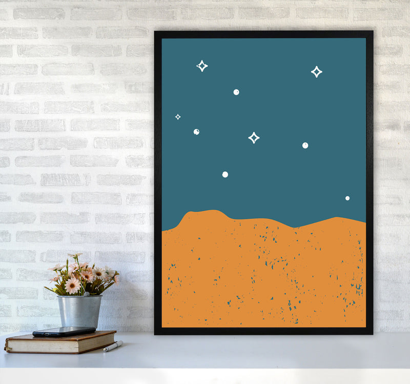 Starry Night II Art Print by Jason Stanley A1 White Frame