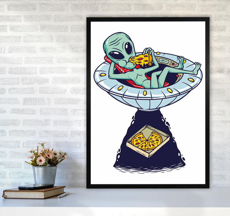 Delivery Please Art Print by Jason Stanley A1 White Frame
