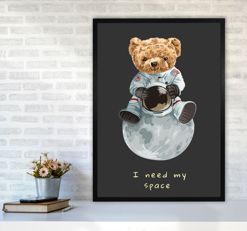 I Need My Space Art Print by Jason Stanley A1 White Frame