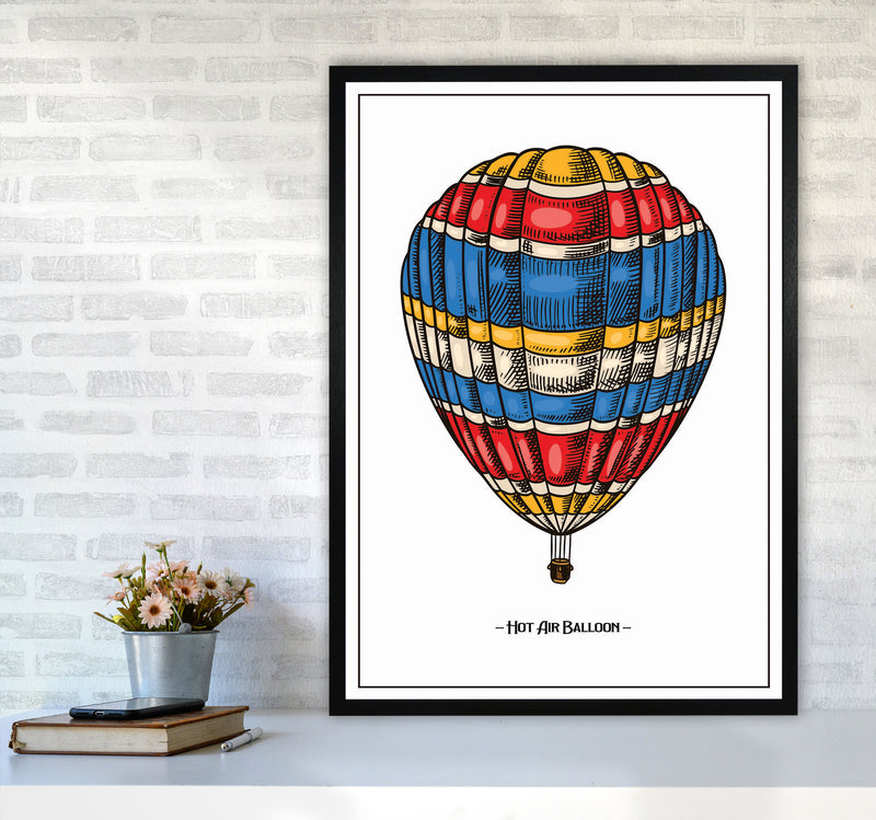 Hot Air Balloon Art Print by Jason Stanley A1 White Frame