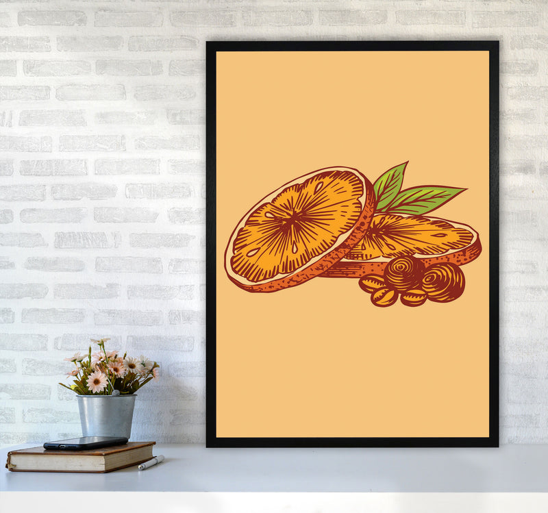 Orange Slices Art Print by Jason Stanley A1 White Frame