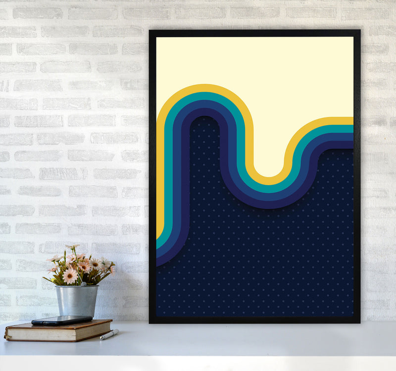 Melty Vibes II Art Print by Jason Stanley A1 White Frame