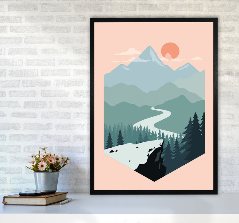 Get Out There Art Print by Jason Stanley A1 White Frame