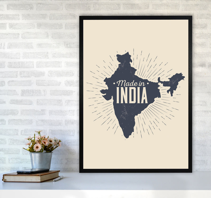 Made In India Art Print by Jason Stanley A1 White Frame