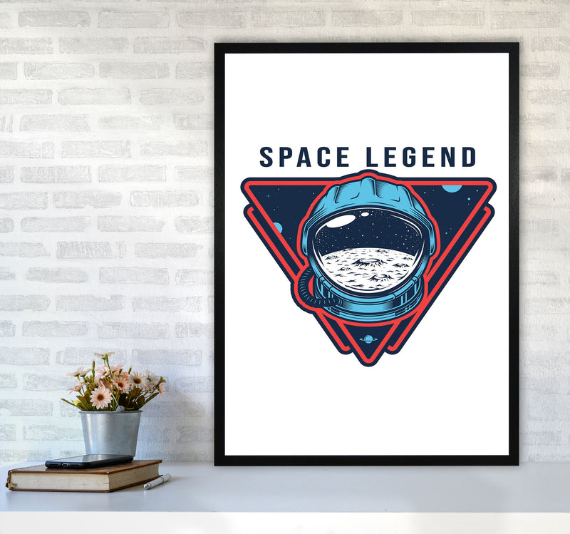 Space Legend Art Print by Jason Stanley A1 White Frame