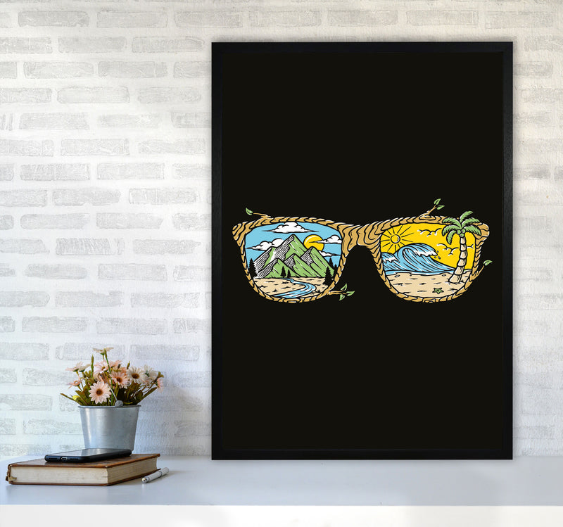 Sunny Daze Art Print by Jason Stanley A1 White Frame