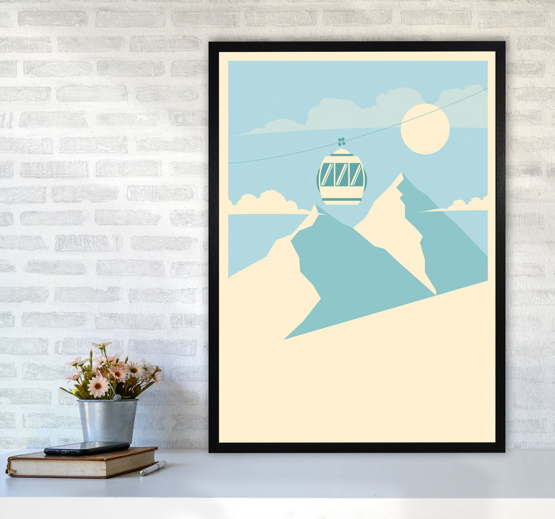 Gondola Ride Art Print by Jason Stanley A1 White Frame