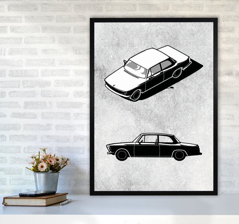 Minimal Car Series II Art Print by Jason Stanley A1 White Frame
